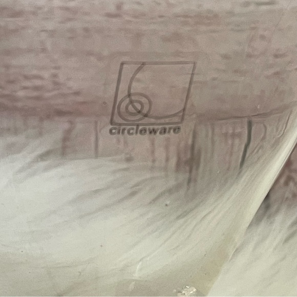 Vtg Circleware Martini Glasses W/ Bubble Ball Bases 3 MCM Hollywood Regency - Picture 2 of 12